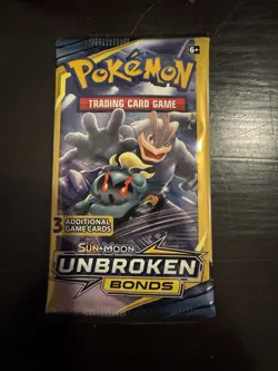 Pokemon 2019 Unbroken Bonds 3 Card Booster pack (1 of 4) - Image 5
