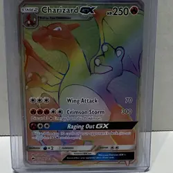 The Pokemon Company Charizard GX 150/147 Burning Shadows Rainbow Holo FA Eng - Image 2