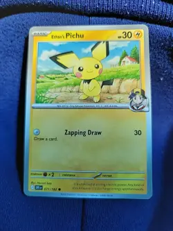 Ethans Pichu Pokemon Destined Rivals Card 071/182 - Image 1