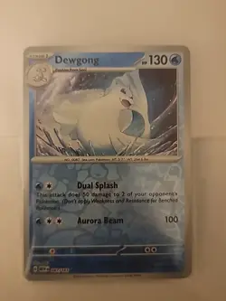 Dewgong 087/165 Sv: Scarlet & Violet 151 Reverse Holo, Pokemon - Image 1