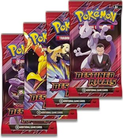 Pokemon Destined Rivals Booster Pack - Factory Sealed - Random Pack Art - Image 1