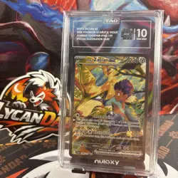 Pokemon Hop's Zacian ex 186/159 Sv09 Journey Together SIR Holo TAG 10 2025 - Image 1