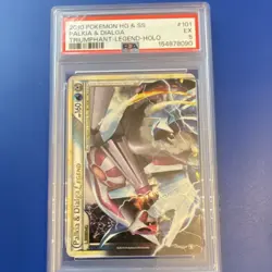 Pokemon Palkia & Dialga LEGEND (Top) 101/102 Triumphant Holo English 2010 160HP - Image 3