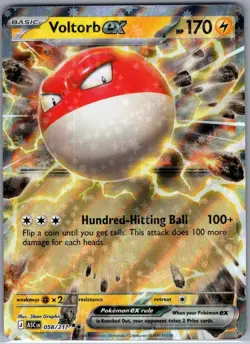 Voltorb ex 058/217 ME: Ascended Heroes - Pokemon Card - NM - Image 1
