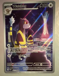 The Pokemon Company Watchog 097/086 Crown Zenith Rare Holo EN 100 HP Stage 1 - Image 1