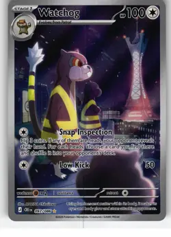 Watchog 097/086 Shiny Rare ME04: Chaos Rising Pokemon Near Mint - Image 1