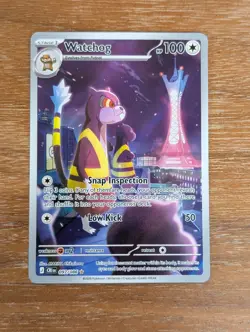 Chaos Rising Watchog IR Illustration Rare 097/086 Pokemon CRI - NM - Image 1