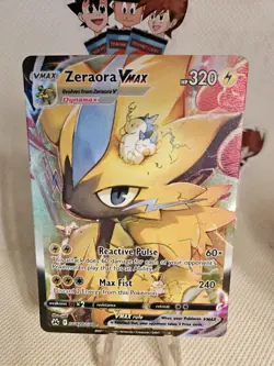 Pokemon TCG: Zeraora VMAX GG42/GG70 Crown Zenith 2023 (Galarian Gallery) (NM) - Image 1