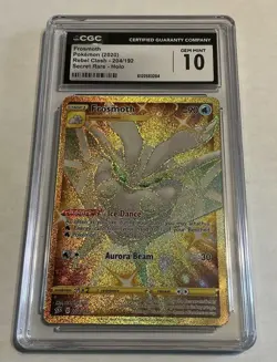 Pokemon TCG Frosmoth Rebel Clash #204 Secret Rare CGC 10 - Image 1