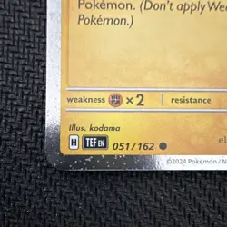 Pokemon Pikachu 051/162 Holo 70HP English 2024 Basic - Image 5