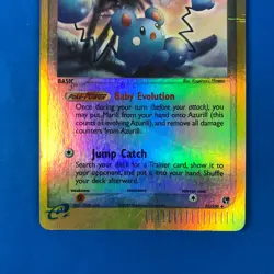Azurill 31/100 Reverse Holo Pokemon EX Sandstorm 2003 Vintage MP/HP - Image 4