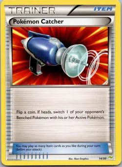 Pokemon Catcher (Noivern) Common XY Trainer Kit: Sylveon & Noivern 14/30 NM - Image 1