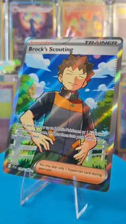 Brock's Scouting #179/159 SV09: Journey Together Full Art Trainer tcg Pokemon - Image 1