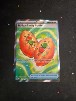 Buddy-Buddy Poffin 167/132 Ultra Rare Mega Evolution Pokemon NM - Image 1