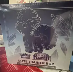 Pokemon TCG Elite Trainer Box Sword & Shield Silver Tempest 2022 English - Image 1