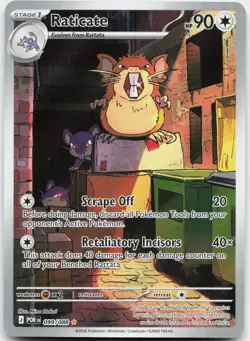 Raticate 099/088 Holo Illustration Rare Perfect Order Pokemon Near Mint - Image 1