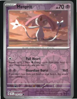 Mesprit 079/191 Common Surging Sparks Pokemon Near Mint - Image 1