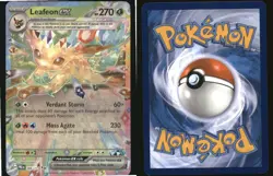 Leafeon ex 006/131 Double Rare Prismatic Evolutions Pokemon Holo Near Mint - Image 3