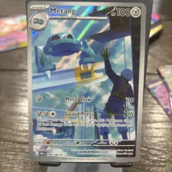 Pokemon TCG Chaos Rising 2026 Metang Illustration Rare #94/86 - Image 1
