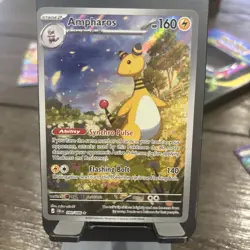 Ampharos 090/086 - Illustration Rare - Pokemon TCG: ME - Chaos Rising - NM - Image 1
