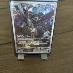 Pokemon TCG N's Zekrom Promo BW 20 Full Art Holo Basic 130 HP Shred Rampaging - Image 1