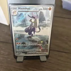 Pokemon Mienshao 134/086 Illustration Rare Sv: White Flare Full Art Holo NM - Image 1