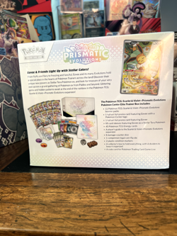 Prismatic Evolutions Pokemon Center Exclusive Elite Trainer Box Sealed in Hand - Image 3