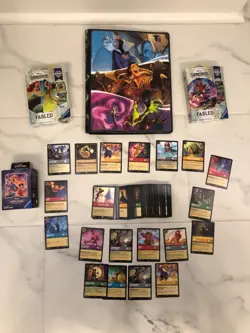Disney Lorcana TCG The First Chapter, Fabled - Binder, Decks, and Promo Lot! - Image 1