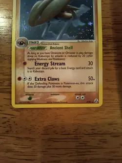 Kabutops 7/92 EX Legend Maker Holo Rare Pokemon TCG 2006 NM/MT - Image 3