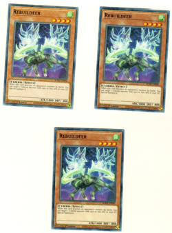 Set Of 3 Rebuildeer BODE-EN094 Burst Of Destiny 1st Edition Yugioh - Image 1