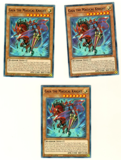 Set Of 3 Gaia The Magical Knight Tin Of Ancient Battles 2 1st Edition Yugioh - Image 3
