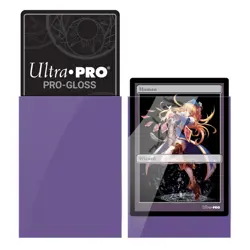 240 Ultra Pro Small Gloss Purple Deck Protectors Card Sleeves Yugioh Game tcg - Image 3