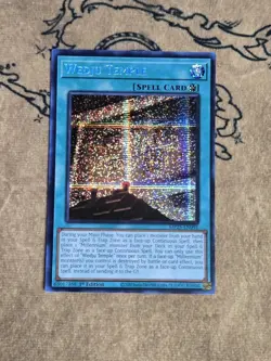 Yugioh Wedju Temple MP25-EN091 1st Edition Prismatic Secret Rare NM - Image 1