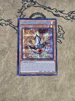Yugioh Salamangreat of Fire MP25-EN144 1st Edition Prismatic Secret Rare NM - Image 1