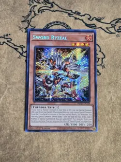 Yugioh Sword Ryzeal MP25-EN118 1st Edition Prismatic Secret Rare NM - Image 1