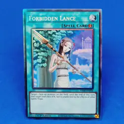 Forbidden Lance RA02-EN058 1st Edition 25th Anniversary Yu-gi-oh Yugioh Card - Image 1