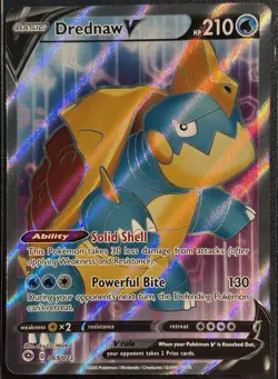 Drednaw V 69/73 - Full Art Holo 2020 Champions Path Pokemon TCG - NM Card - Image 1