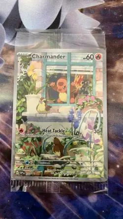 Charmander SVP 044 Scarlet & Violet Promo Cards Holo Sealed Obsidian Flames ETB - Image 1