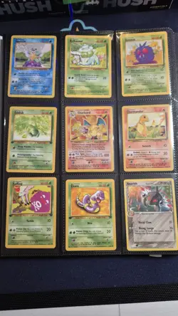 Vintage Mix of Pokemon Cards 117 Total Inc Base Set Charizard Holo - Image 1