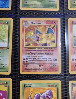 Vintage Mix of Pokemon Cards 117 Total Inc Base Set Charizard Holo - Image 2