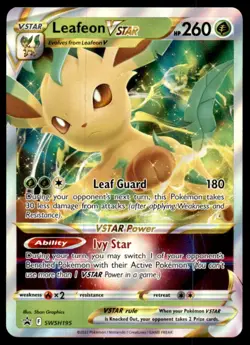Leafeon VSTAR SWSH195 Holo Promo Prize Pack Series Cards Pokemon Near Mint - Image 1