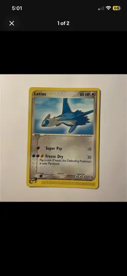 Wizards of the Coast Pokemon TCG Promo Lot: Dragonite WB5 & Latios 015 (1999) - Image 4