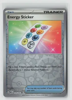 Energy Sticker #159/165 Sv Scarlet & Violet 151 Reverse Holo Pokemon TCG NM - Image 1