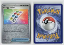 Energy Sticker #159/165 Sv Scarlet & Violet 151 Reverse Holo Pokemon TCG NM - Image 3