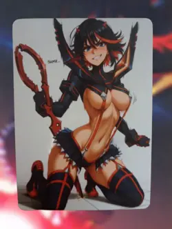Ryuko Matoi Kill la Kill Anime Waifu Sexy Goddess Doujin Lewd Hentai Card - Image 1