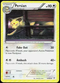 Persian 54/83 Uncommon Generations Pokemon Near Mint - Image 1
