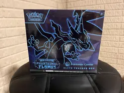 Phantasmal Flames ETB (Pokemon Center ) Minor Defect with Acrylic Case - Image 2