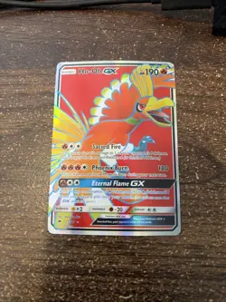 Pokemon Ho-Oh GX Full Art Ultra Rare Holo 131/147 SM-Burning Shadows 190 HP - Image 1