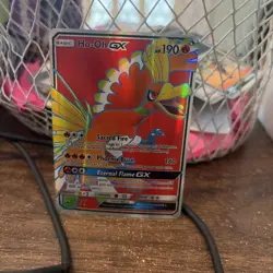 Pokemon Ho-Oh GX Full Art Ultra Rare Holo 131/147 SM-Burning Shadows 190 HP - Image 2