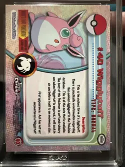 Topps Chrome Wigglytuff TV Animation Edition #40 Pokemon - Image 4